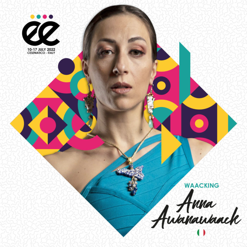 Anna Awanawaack Waacking choreography The Week 2022 Give It Up Street Dance Summer Camp Cesenatico Italy Workshop Stage Hip Hop Festival