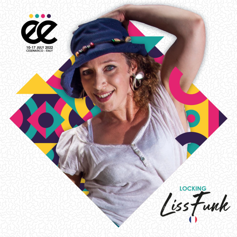 Liss Funk Locking choreography The Week 2022 Give It Up Street Dance Summer Camp Cesenatico Italy Workshop Stage Hip Hop Festival